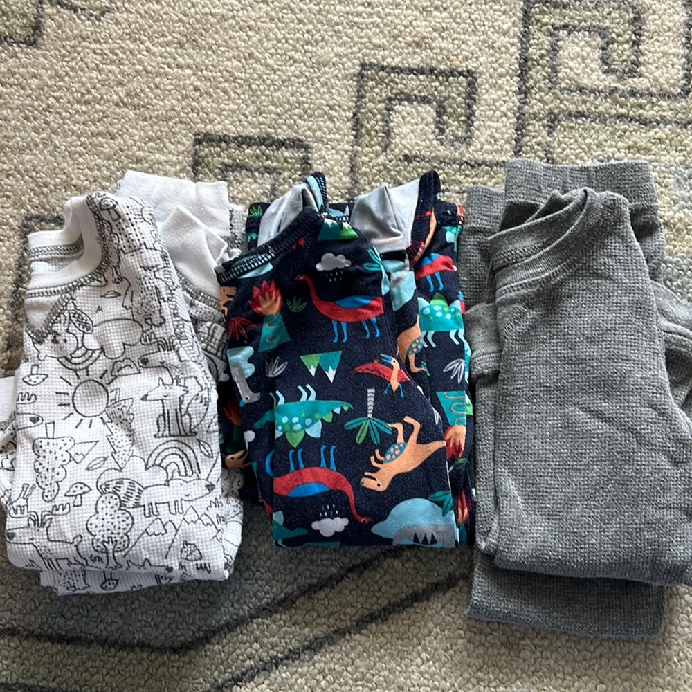 Three pairs of cuddl duds long underwear